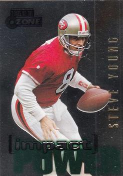 Steve Young San Francisco 49ers 1995 SkyBox Impact NFL Impact Power #IP18